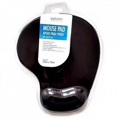 MP-AU2319A Mousepad Ergonômico com Apoio de Pulso em Gel