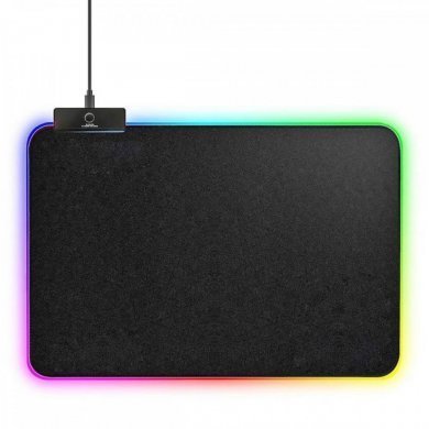 Exbom mousepad gamer 35x25 com LED RGB