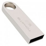 Tomate pendrive 16GB USB 2.0 prata Velocidade de gravação 6MB/s, velocidade de leitura 24MB/s