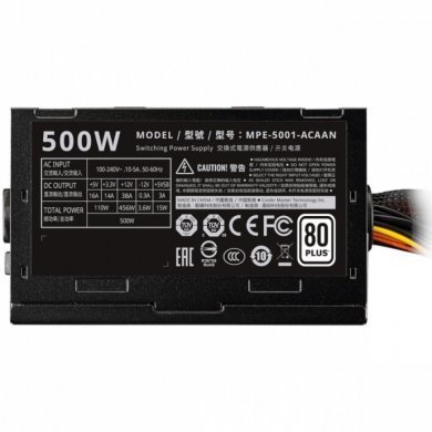 MPE-5001-ACAAN-HBR Cooler Master Fonte 500W Hyper White 8 Plus White