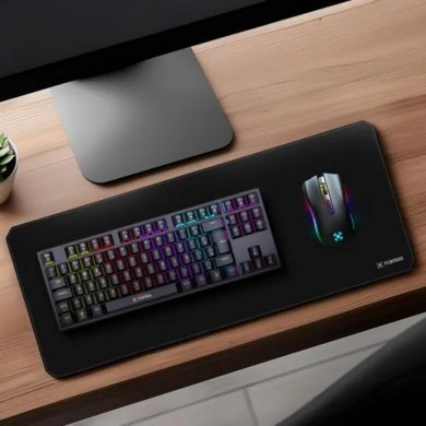 MPG103-VD Fortrek mouse pad gamer speed 80x30 verde e preto