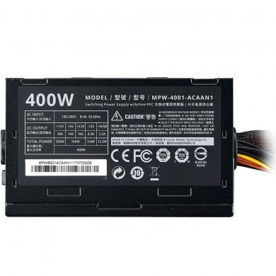 MPW-4001-ACAAN1-WO Cooler Master Fonte ATX Elite V3 400W