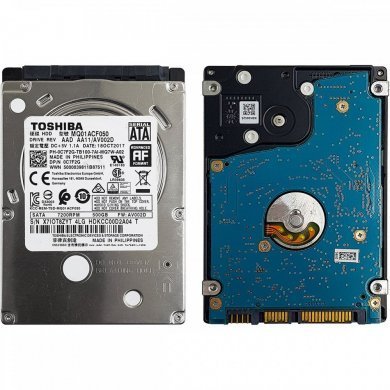 MQ01ACF050 Toshiba HD 500GB SATAIII 7200RPM 2.5 Polegadas
