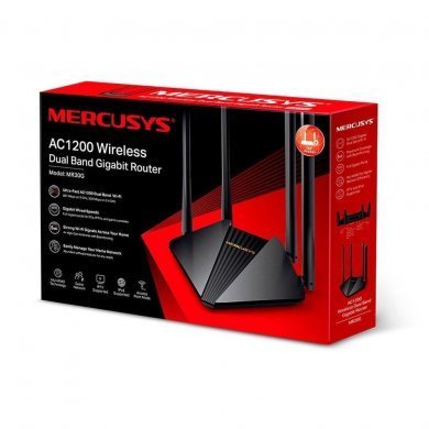 Mercusys Roteador MR30G Dual Band Gigabit AC1200