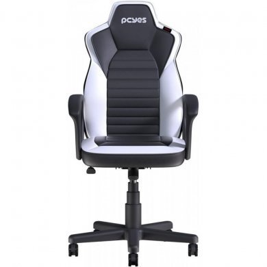 MRSTIR10BR PCYes cadeira gamer Mad Racer STI turbo white ghost