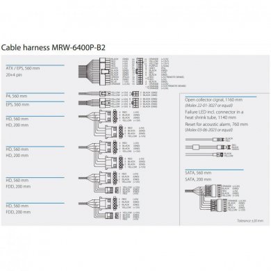 MRW-6400P Zippy mini fonte redundante ATX 400W