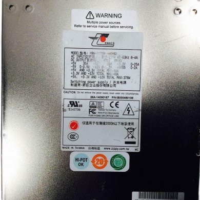 MRW-6400P Zippy mini fonte redundante ATX 400W