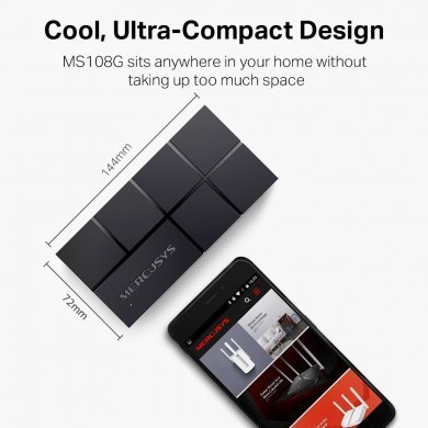 Mercusys switch FULL Gigabit 8x 10/100/1000Mbps