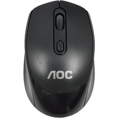 MS201P AOC mouse sem fio Silent recarregável 2.4GHz Bluetooth preto