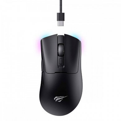 MS966S Havit mouse gamer sem fio RGB 10000DPI Bluetooth 5.2