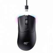 Havit mouse gamer sem fio MS966S RGB 10000DPI Dongle USB 2.4, Bluetooth 5.2, cabo USB-C para USB