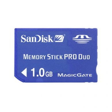 MSPD1GBSD Cartão de Memória Sandisk Memory Stick PRO Duo 1GB