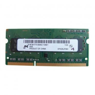 MT8KTF51264HZ-1G6 Micron memória DDR3L 4GB 1600Mhz SODIMM Notebook