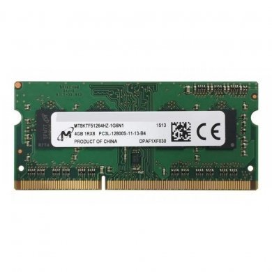 Micron memória DDR3L 4GB 1600Mhz SODIMM Notebook