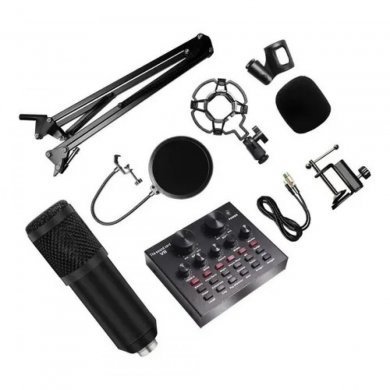 Tomate microfone cardioide profissional com braço articulado