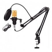 Tomate microfone cardioide profissional com braço articulad  com mixer de audio