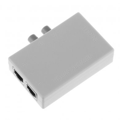 MT-RJ45-2 Chaveador Manual LAN 2x RJ45 8P8C
