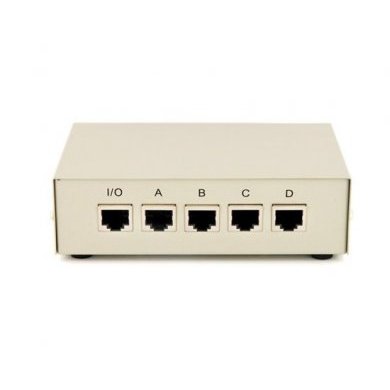 MT-RJ45-4 Chaveador manual LAN 4x RJ45 8P8C
