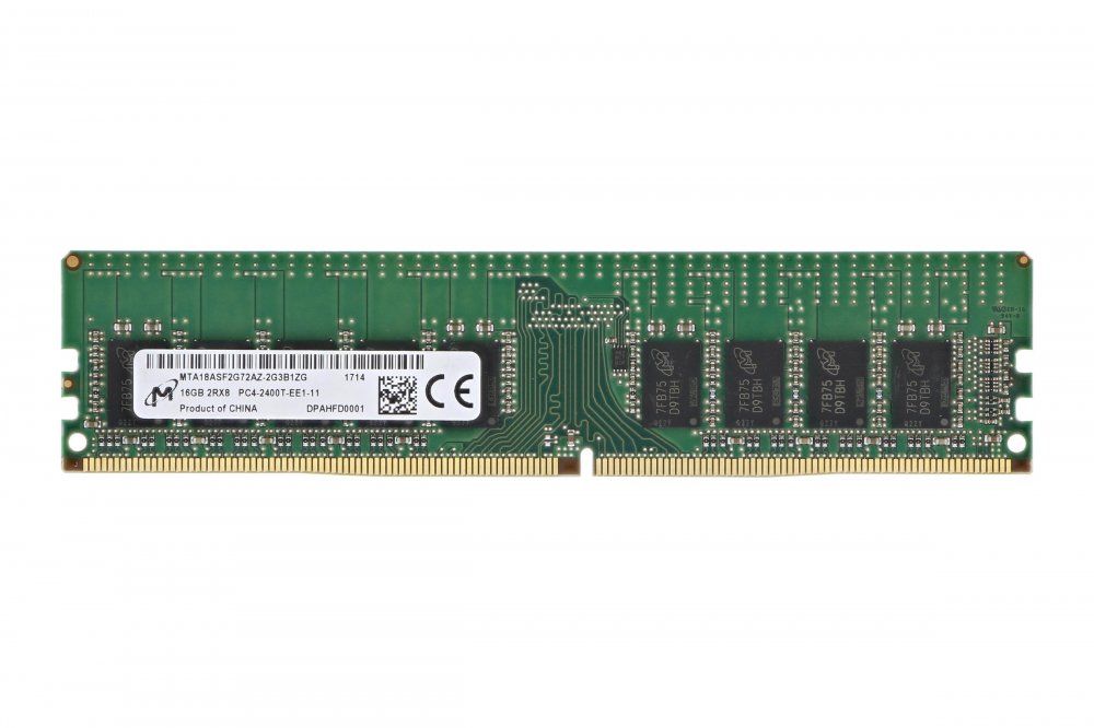 MTA18ASF2G72AZ-2G3 Micron Memoria 16GB DDR4 2400Mhz ECC UDIMM