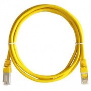 Patch Cord Flex. CAT.6 2,5M Amarelo RJ45/RJ45 com Cap
