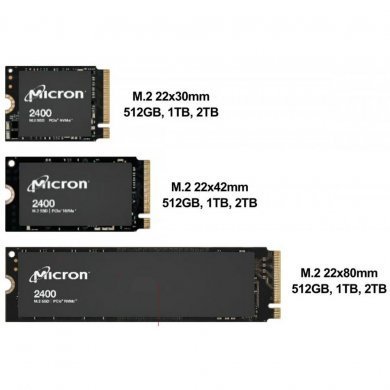 MTFDKBA1T0QFM Micron SSD 1TB NVMe PCIe Gen4 QLC M.2 2280