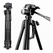 Tomate tripé telescópico universal 1.40 metros para celular, câmeras e filmadoras