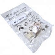 Keystone Jack RJ45 Cat.6 Enc. Univ Bege conector fêmea RJ45 cat.6 para redes 1GB Slim Maxi Telecom Bege / Marf