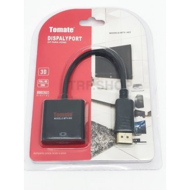 MTV-602 Adaptador conversor displayport macho para HDMI femea