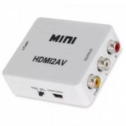 Tomate Mini adaptador HDMI para AV RCA Suporte NTSC e ...