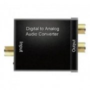 Tomate conversor de áudio digital para analógico Óptico / Coaxial para RCA