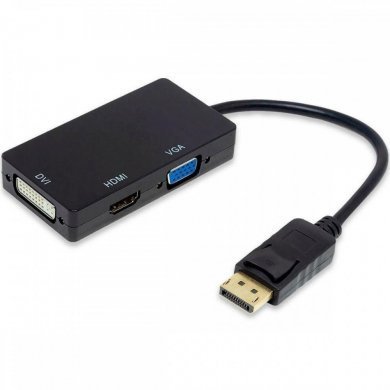 MTV-702 Tomate adaptador Display Port para DVI/VGA/HDMI 1080p