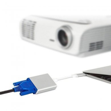 Tomate adaptador de vídeo USB-C para VGA FullHD 60Hz