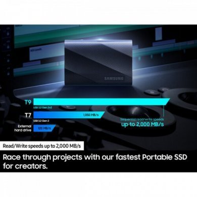 Samsung SSD Externo 4TB T9 USB 3.2 Gen 2