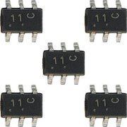 5x Transistor Digital MUN5311DW1 NPN/PNP 50V 100mA SOT-363-6 marcação no componente: 11 C