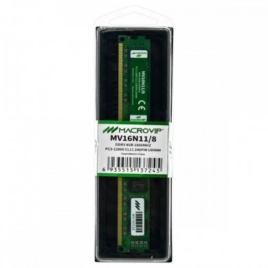 Macrovip memória 8GB DDR3 1600Mhz PC3-12800