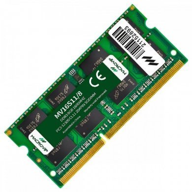 MV16S11/8 Macrovip Memória 8GB DDR3 1600MHz SODIMM 1.5V