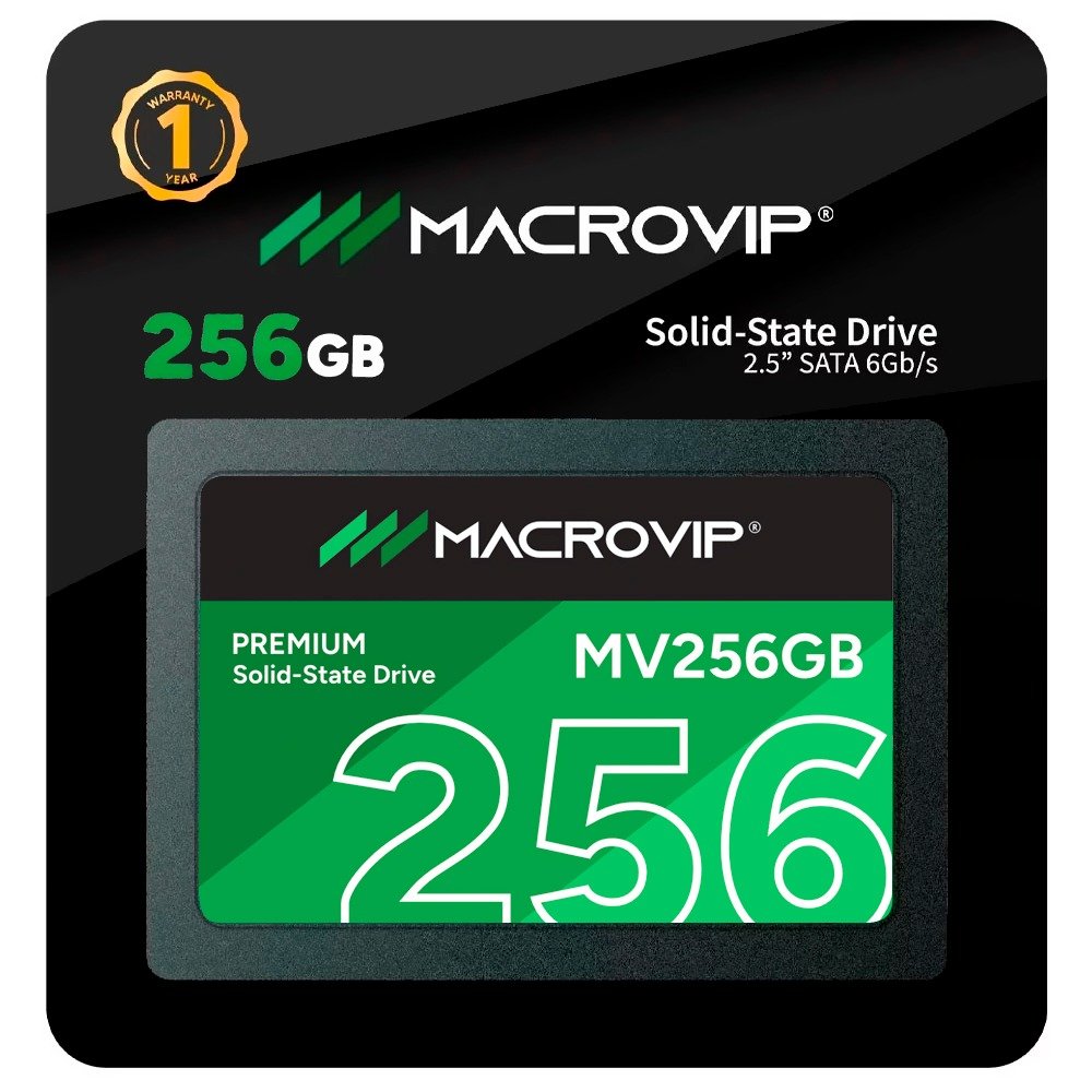 MV256GB Macrovip SSD 256GB SATA 3 2.5 polegadas