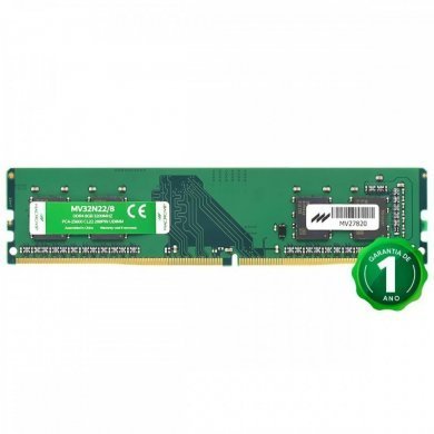 Macrovip Memória 8GB DDR4 3200MHz UDIMM PC4-25600
