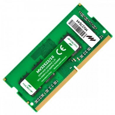 MV32S22/16 Macrovip Memoria 16GB DDR4 3200MHz SODIMM CL22