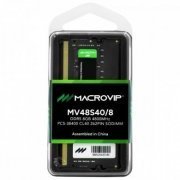 MV48S40/8 Macrovip Memória 8GB DDR5 4800MHz SODIMM CL40 PC5-38400 Non ECC 1.1V | Macrovip Memória 8GB DDR5 4800MHz SODIMM CL40 PC5-38400 Non ECC 1.1V Macrovip Memória 8GB DDR5 4800MHz SODIMM CL40 PC5-38400 Non ECC 1.1V