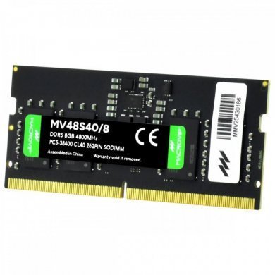 MV48S40/8 Macrovip Memória 8GB DDR5 4800MHz SODIMM CL40