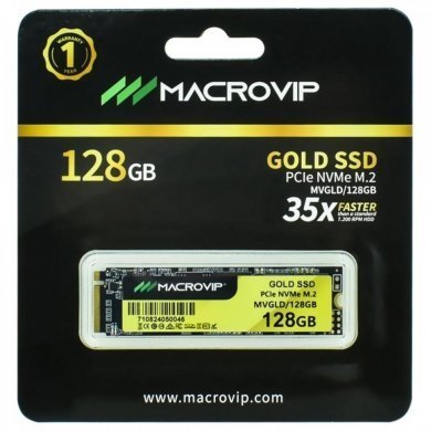 Macrovip SSD 128GB M.2 NVMe Gold PCIe Gen3x4