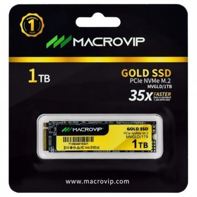 MVGLD/1TB Macrovip SSD 1TB M.2 NVMe Gold PCIe Gen3x4