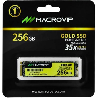 MVGLD/256GB Macrovip SSD 256GB M.2 NVMe Gold PCIe Gen3x4