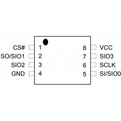 CI de bios MX25L12 25L12872F 133MHz SOP8 SMD