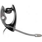 Headset com Fio Plantronics Jack 2.5mm Controle de Volume e Tecla Mudo. WindSmart Voice Tube (Cor Preto com Ch