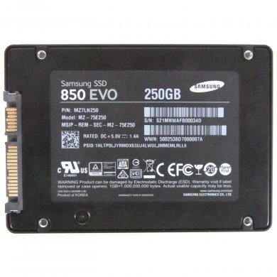 MZ-75E250B/EU Samsung SSD 850 EVO Series 250GB SATA3 6Gbs
