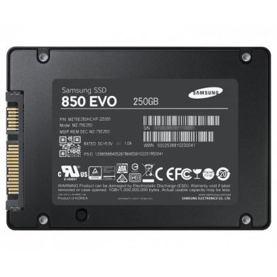 MZ-75E250E Samsung SSD 250GB 850 EVO SERIES SATA 6Gbs
