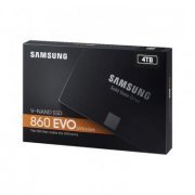Samsung SSD 4TB 860 EVO SATA3 3D NAND 2.5 Pol Leitura: 550MB/s, Escrita: 520MB/s