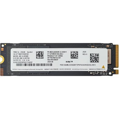 MZ-VL8256D Samsung SSD 256GB M.2 NVMe 2280 PM9C1B PCI-E x4 Gen 4